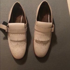 White loafers from Europe never worn
